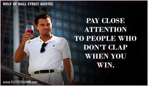 The Wolf of Wallstreet Cast and Movie Quotes